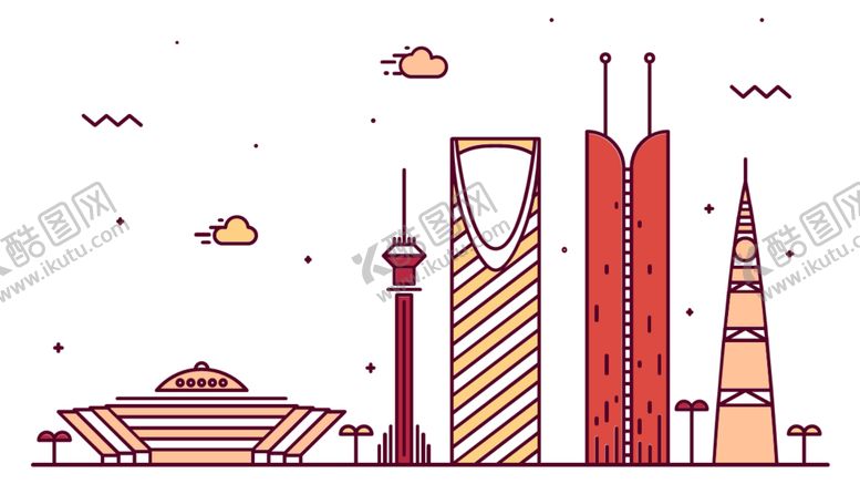 编号：48534707011049573607【酷图网】源文件下载-城市地标建筑素材