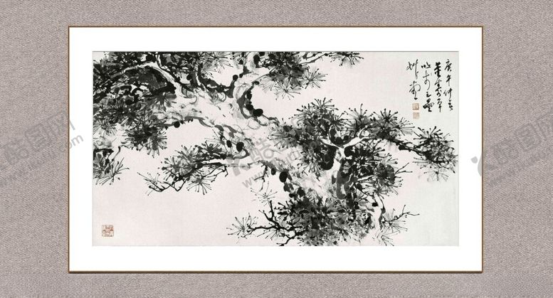 编号：76243812161056466313【酷图网】源文件下载-古松图