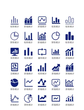 商务统计图标