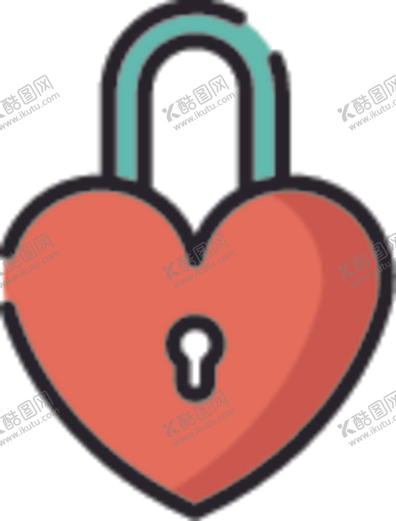 编号：40052109271659465547【酷图网】源文件下载-心形锁