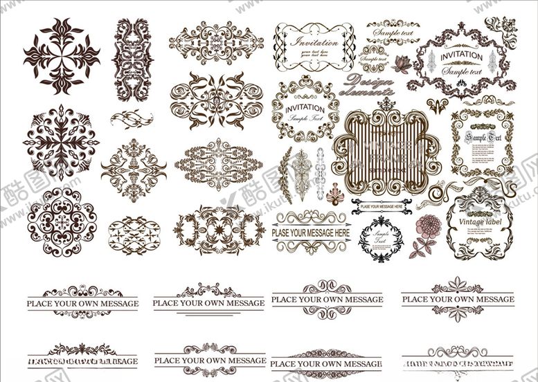 编号：17846910151120343328【酷图网】源文件下载-欧式古典花纹底纹