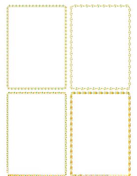 欧式花纹边框