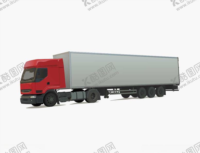 编号：20888609210723334836【酷图网】源文件下载-矢量大货车
