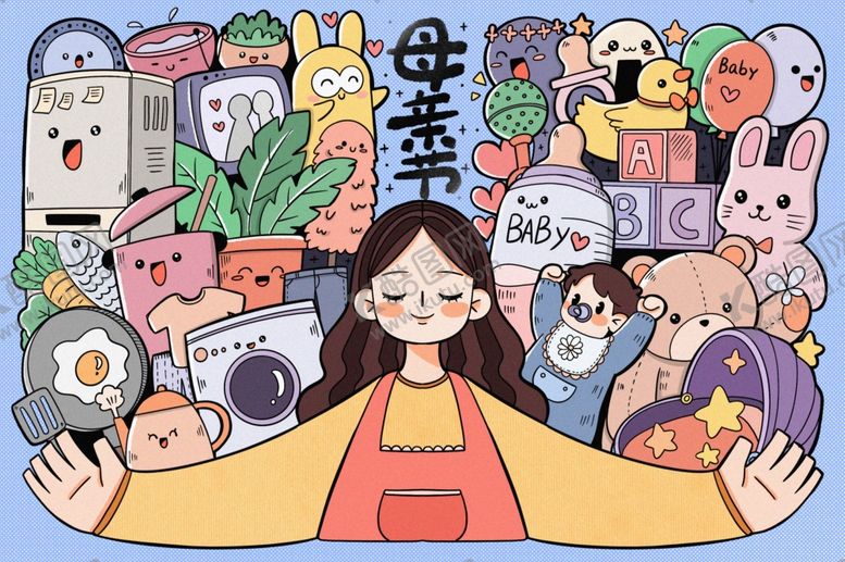 编号：42422407030612061808【酷图网】源文件下载-超能妈妈