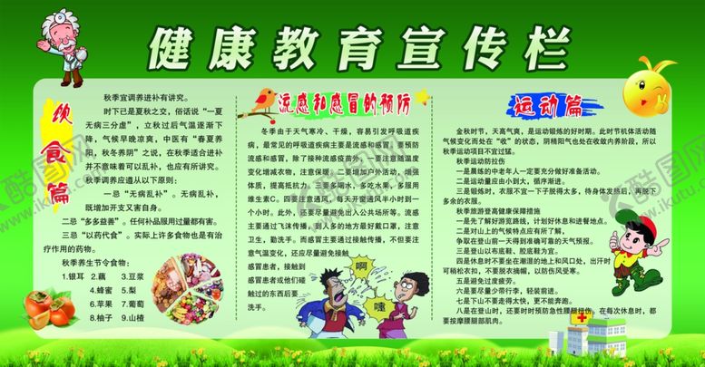 编号：38028605020238537638【酷图网】源文件下载-健康教育宣传栏
