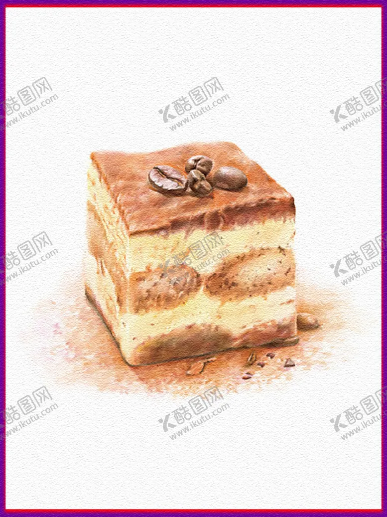 编号：53211304110449119716【酷图网】源文件下载-咖啡豆蛋糕