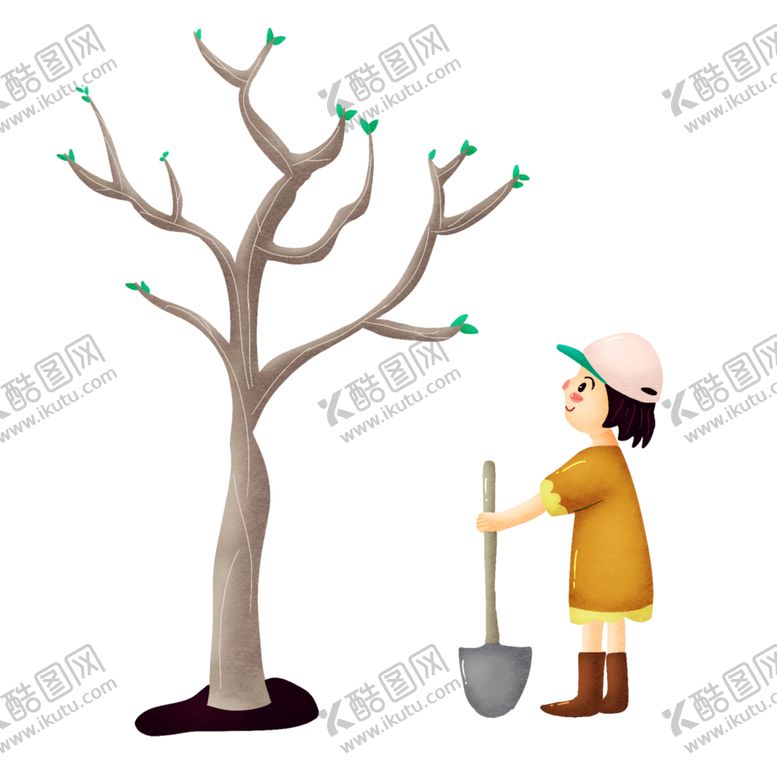 编号：61172802101244242786【酷图网】源文件下载-手绘植树节