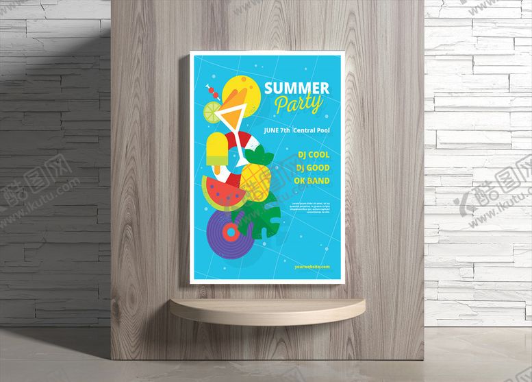 编号：11871009111949222325【酷图网】源文件下载-夏日海报