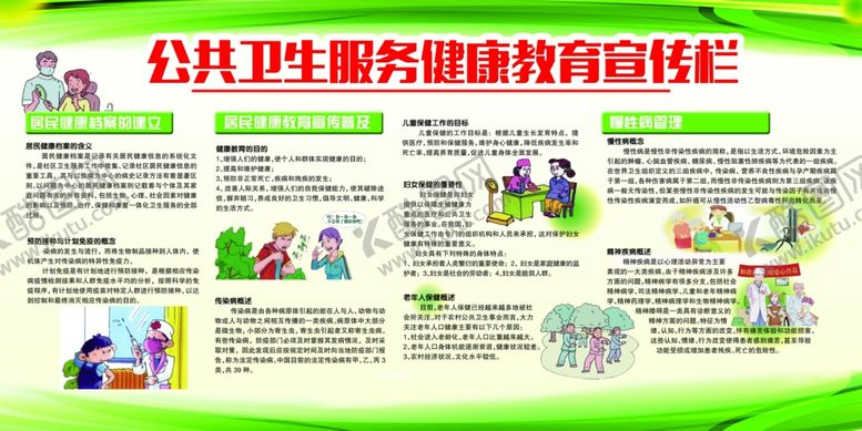 编号：27858109222332175840【酷图网】源文件下载-健康教育宣传栏