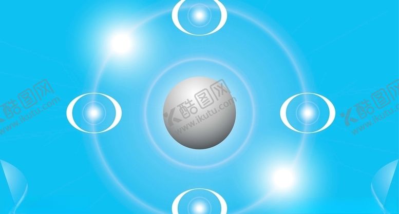 编号：65393009210633394134【酷图网】源文件下载-蓝底科技星球素材