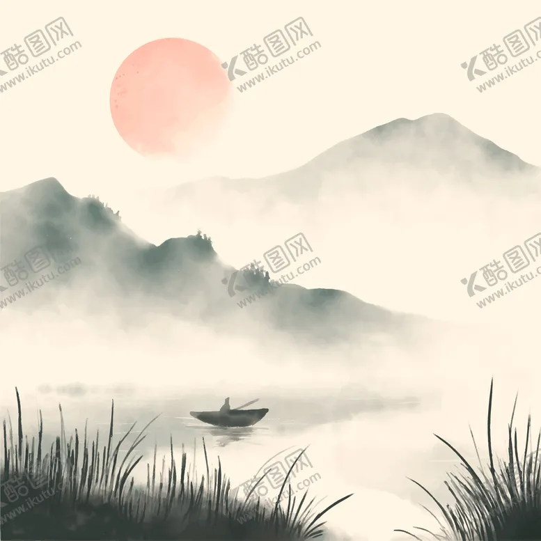 编号：62489110040004442841【酷图网】源文件下载-水墨画