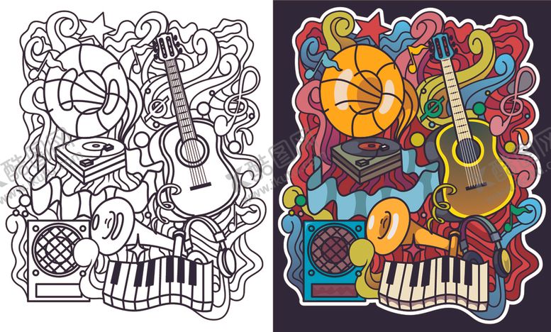 编号：69495009201218298953【酷图网】源文件下载-炫彩花纹