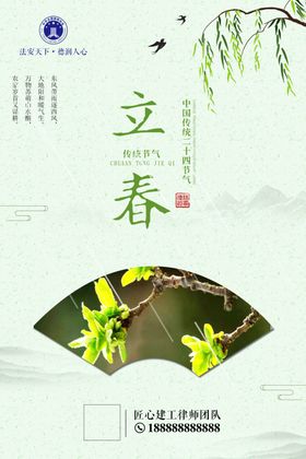 立春  二十四节气    海报