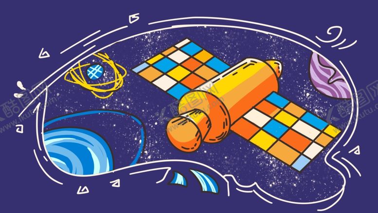 编号：86034807070714148390【酷图网】源文件下载-宇宙手绘
