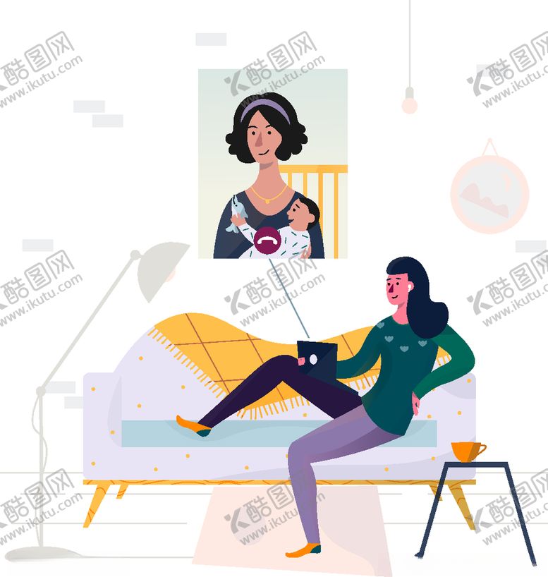编号：81738205090731284936【酷图网】源文件下载-时尚手绘插画