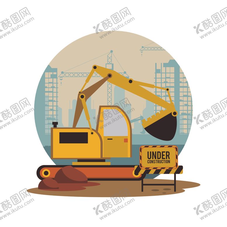 编号：80746109131639447361【酷图网】源文件下载-扁平建筑插画