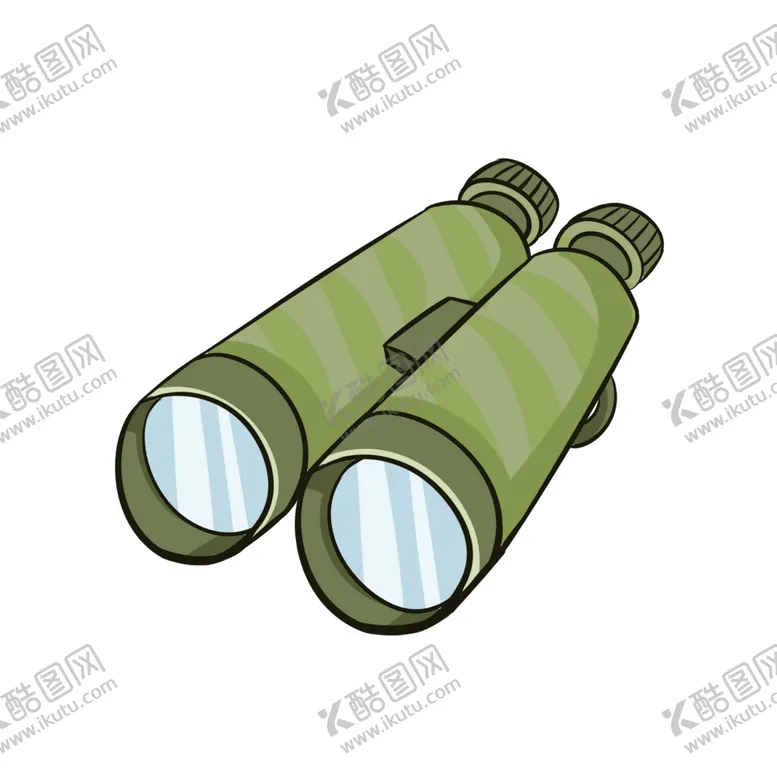 编号：26753102081803293590【酷图网】源文件下载-红色玩具望远镜插画