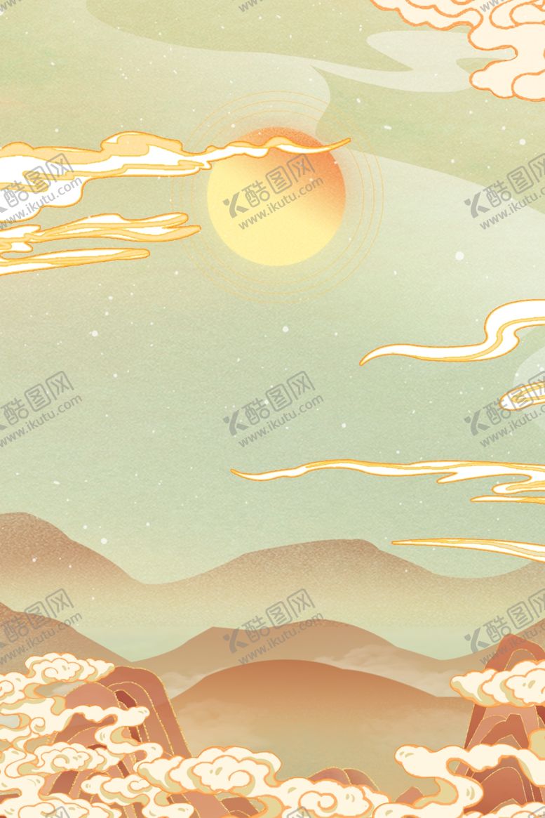 编号：18519512202153442410【酷图网】源文件下载-创意中国风插画