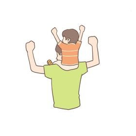 父亲节插画
