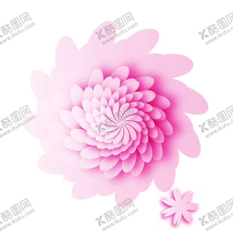 编号：73736805161536009498【酷图网】源文件下载-立体装饰花朵