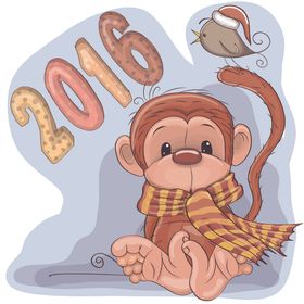 卡通猴子