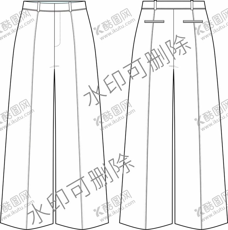 编号：44624702152003026996【酷图网】源文件下载-PANTS女士阔腿长裤