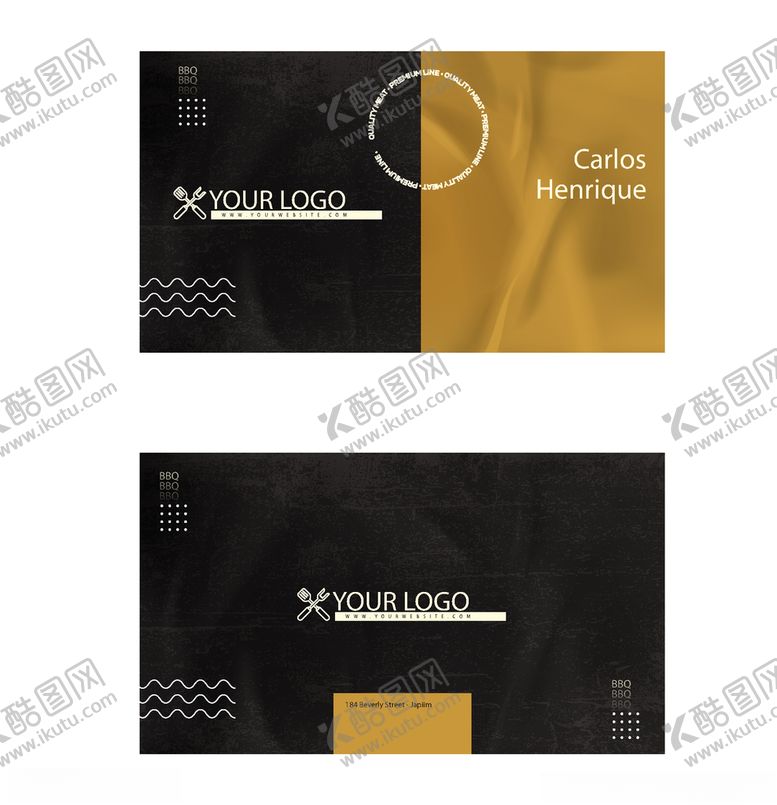 编号：52088410040112382450【酷图网】源文件下载-名片模板