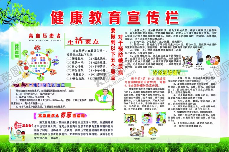 编号：10201307050744232198【酷图网】源文件下载-健康教育宣传栏