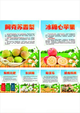 新鲜果蔬宣传海报展示