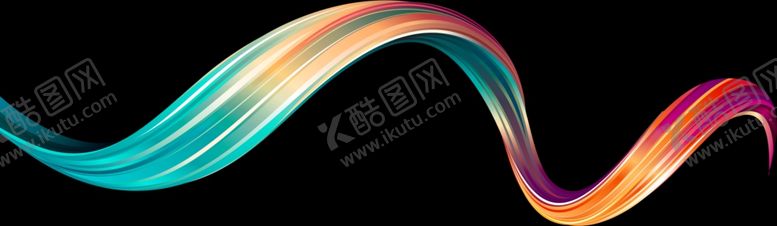 编号：45172906290910138202【酷图网】源文件下载-渐变飘带素材