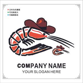 大虾图标LOGO图片