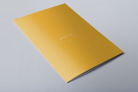 画册样机宣传手空白贴图