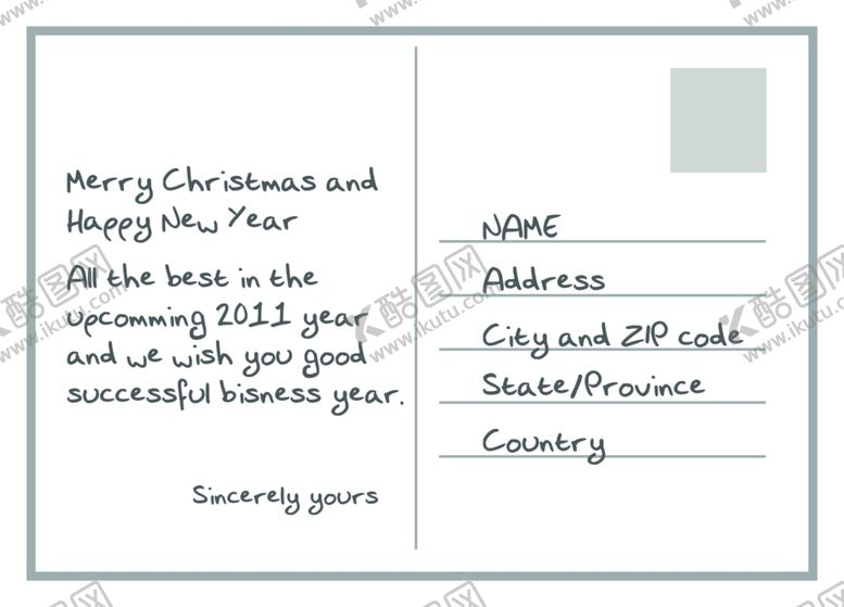 编号：48116509280603399697【酷图网】源文件下载-明信片