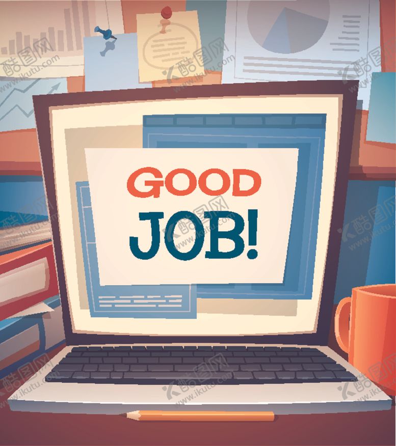 编号：10815409130654327877【酷图网】源文件下载-疯狂工作卡通素材