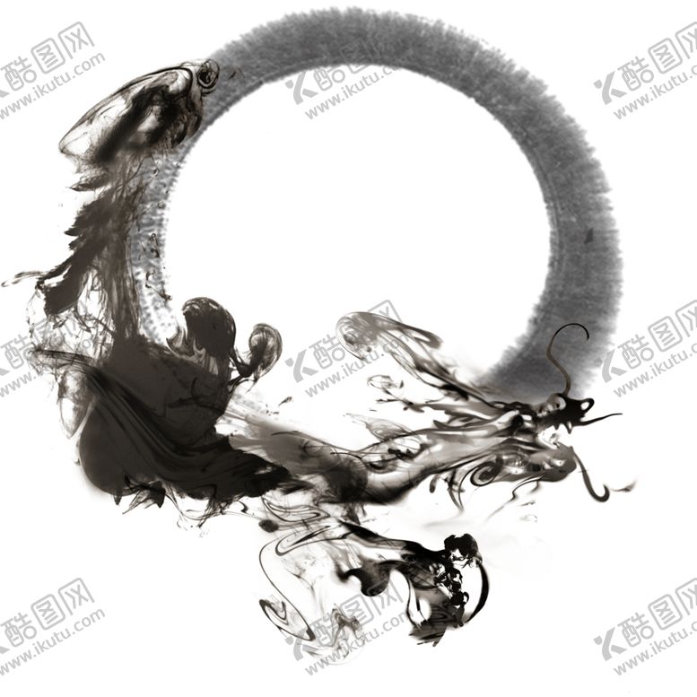 编号：54849509250510359409【酷图网】源文件下载-水墨风龙环绕