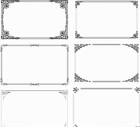 矢量边框素材