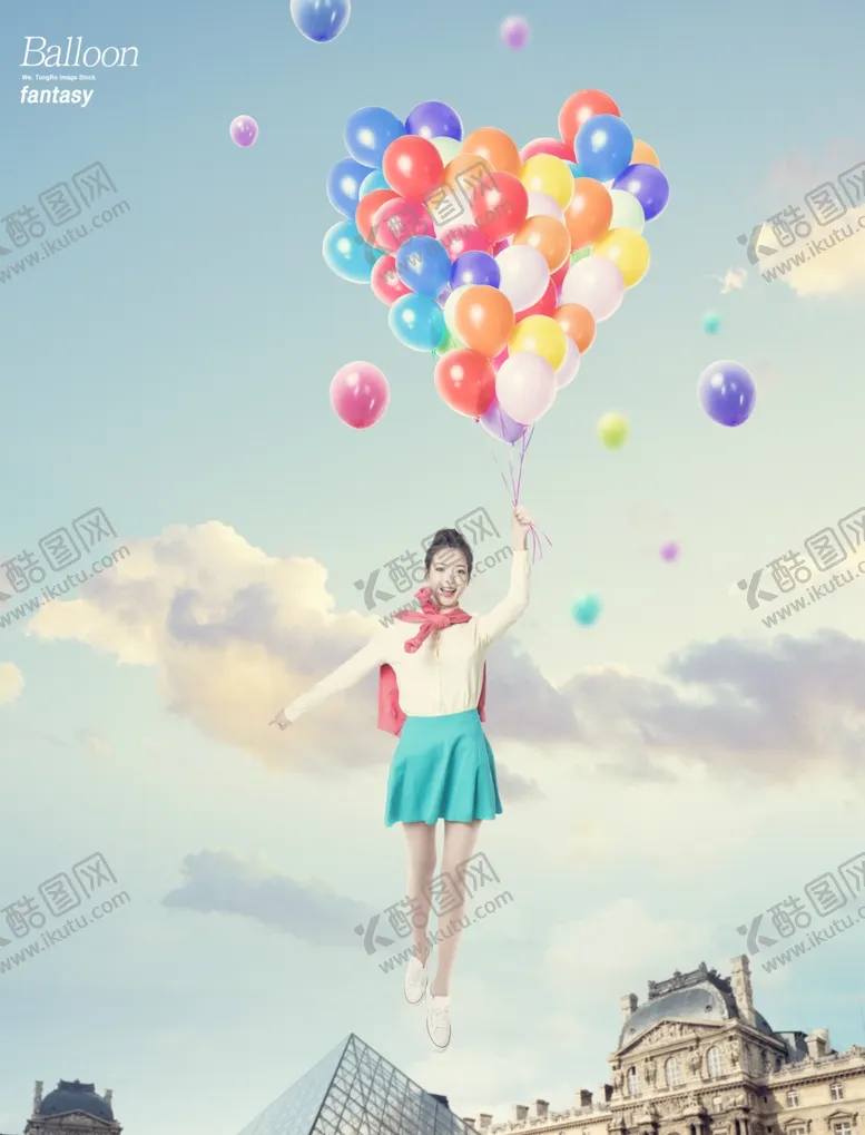 编号：30335801260555323640【酷图网】源文件下载-气球人物