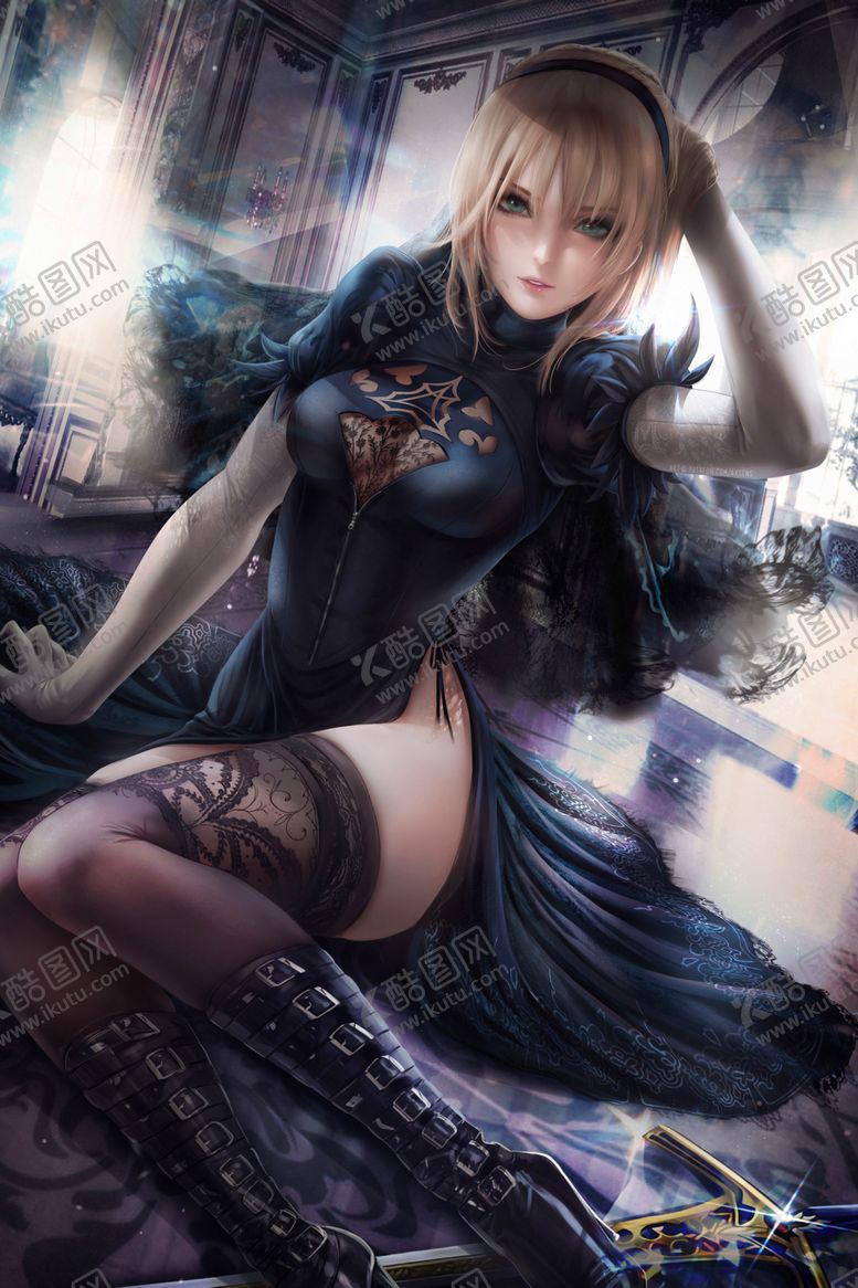 编号：83116901201533426609【酷图网】源文件下载-黑裙美女