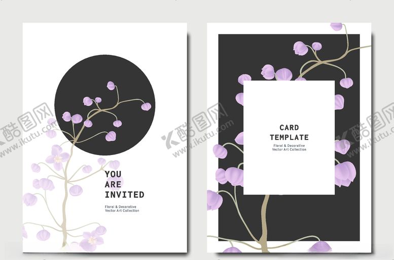 编号：69242309262049545357【酷图网】源文件下载-鲜花邀请函