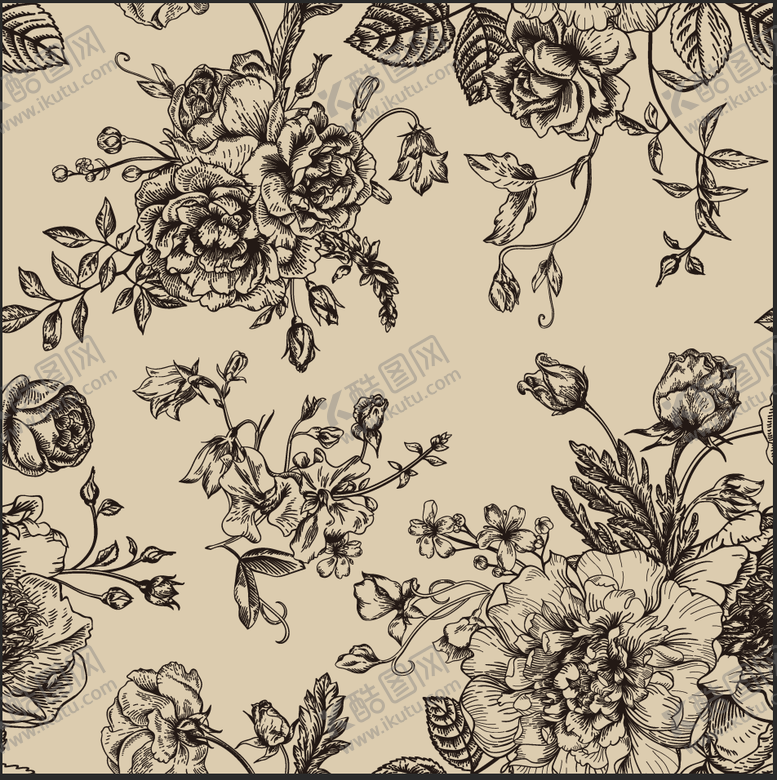 编号：46760312071738538050【酷图网】源文件下载-线条花