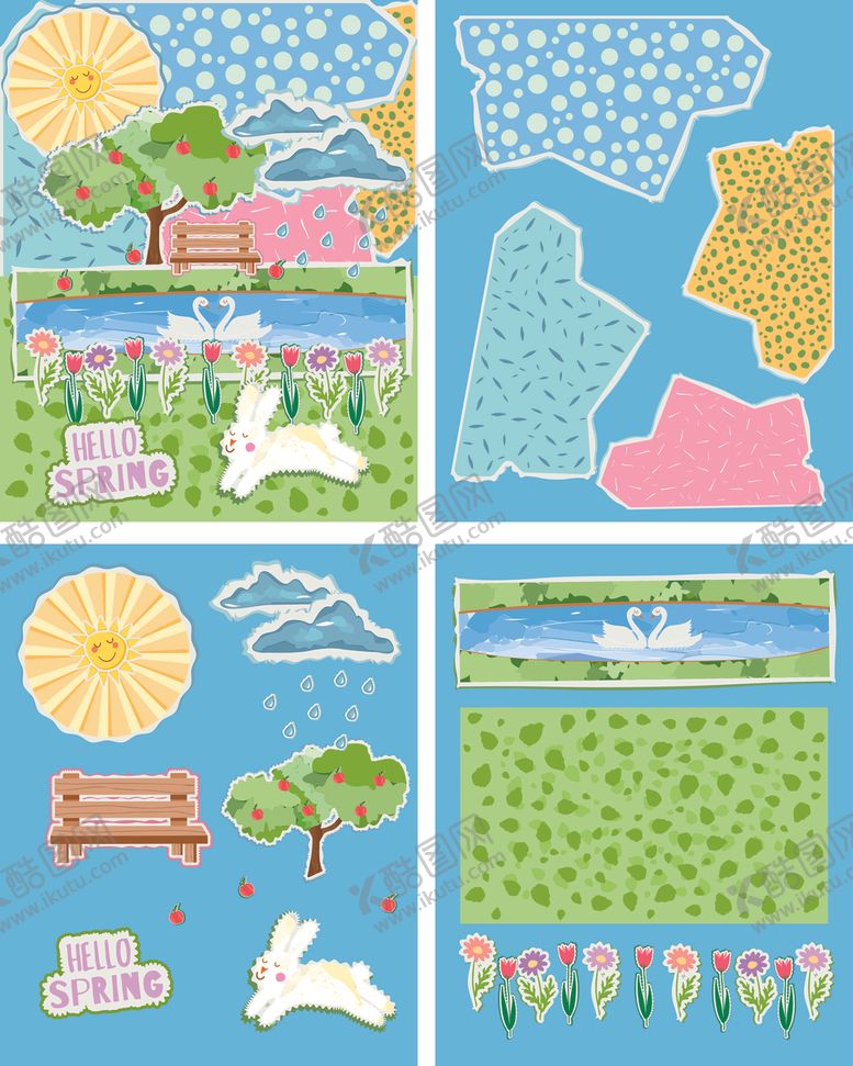 编号：97755804272325039956【酷图网】源文件下载-户外休闲场景矢量插画素材