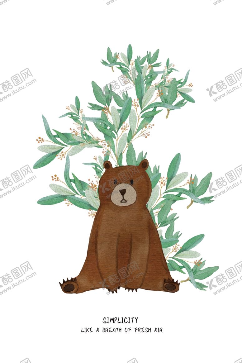 编号：97341306162354353063【酷图网】源文件下载-小清新植物装饰画