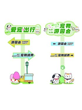 宠物市集活动展板