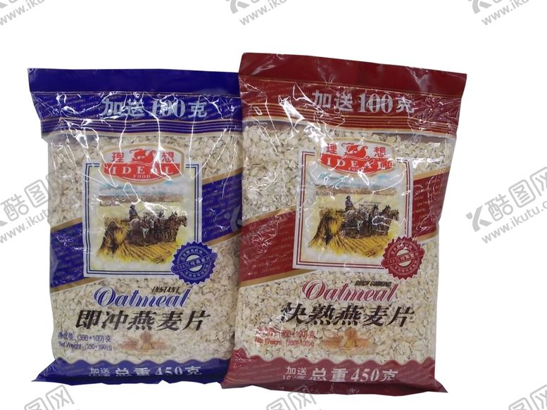 编号：71814905070903092720【酷图网】源文件下载-理想即冲快熟燕麦片450g