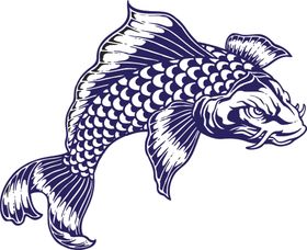 传统鲤鱼图案