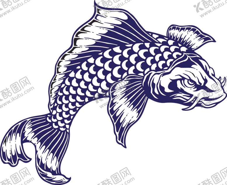 编号：84967005132202565988【酷图网】源文件下载-传统鲤鱼图案
