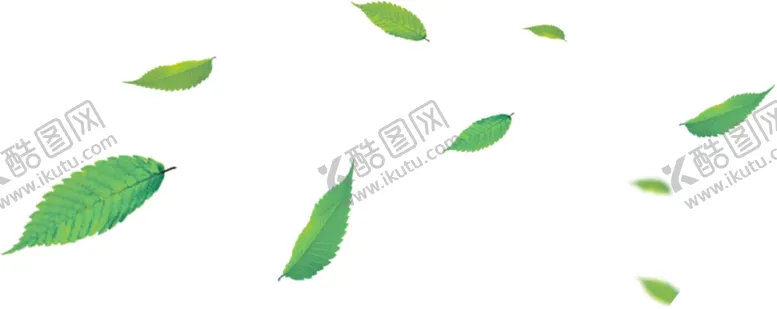 编号：22490607131603041911【酷图网】源文件下载-绿叶飞舞模糊动感夏季海报素材
