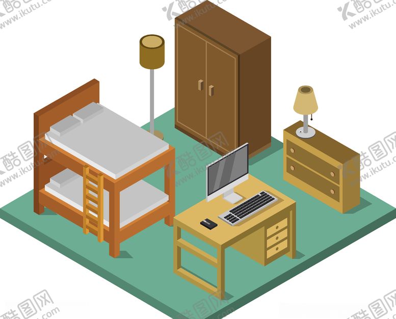 家居插画图片素材具