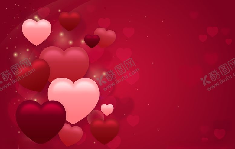 编号：93079210050725322244【酷图网】源文件下载-爱心背景
