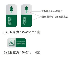 厕所标识